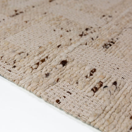 Wollen Vloerkleden - Flair Rugs vloerkleed Rova Wool Blend Naturel - Vloerkledenloods