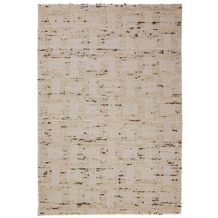 Wollen Vloerkleden - Flair Rugs vloerkleed Rova Wool Blend Naturel - Vloerkledenloods