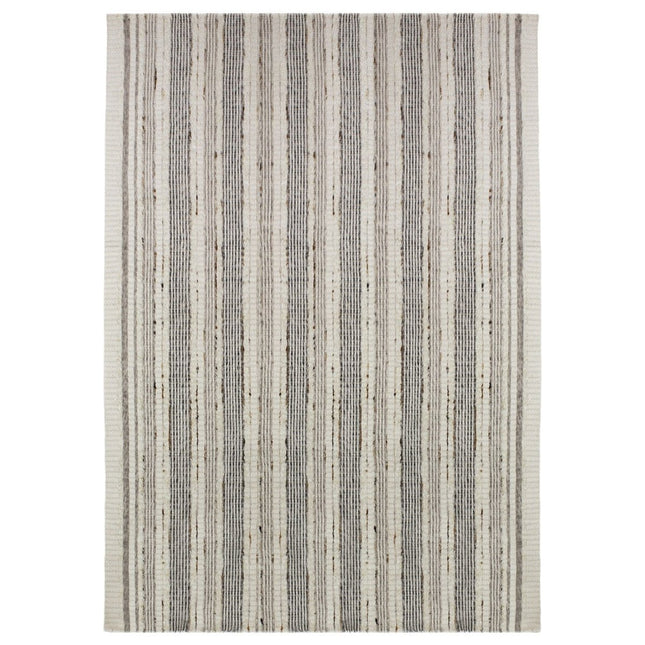 Wollen Vloerkleden - Flair Rugs vloerkleed Veya Stripe Naturel - Vloerkledenloods