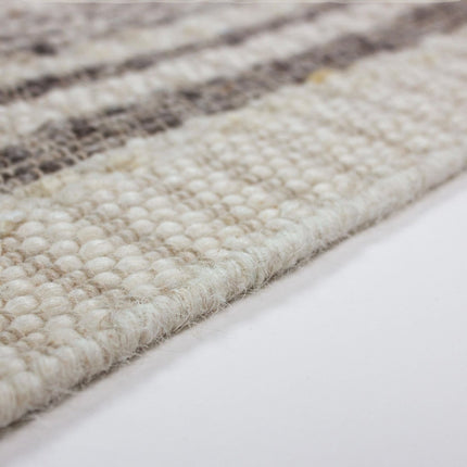 Wollen Vloerkleden - Flair Rugs vloerkleed Veya Stripe Naturel - Vloerkledenloods