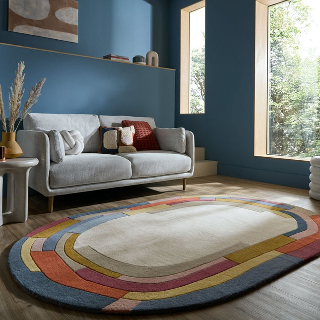 Wollen vloerkleden - Flair Rugs wollen vloerkleed Emryc Multicolor - Vloerkledenloods