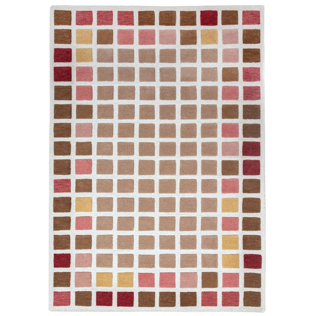 Wollen vloerkleden - Flair Rugs wollen vloerkleed Renga Roze - Vloerkledenloods
