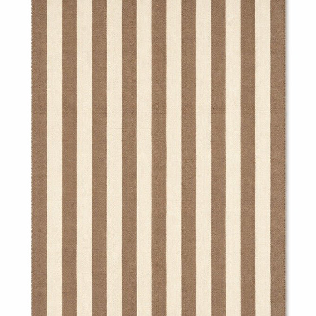 Wollen Vloerkleden - Lorena Canals Cabana Lines wollen vloerkleed Stripes Naturel/Moonlight - Vloerkledenloods