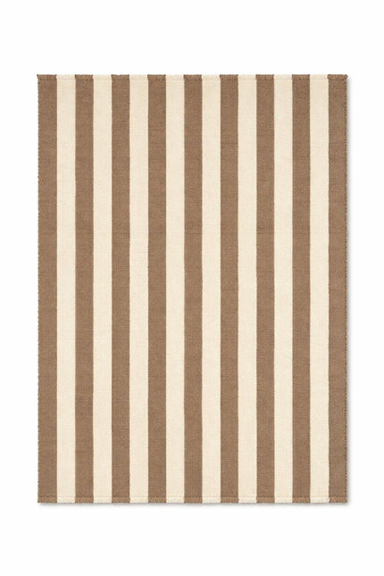 Wollen Vloerkleden - Lorena Canals Cabana Lines wollen vloerkleed Stripes Naturel/Moonlight - Vloerkledenloods