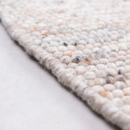 Wollen Vloerkleden - Rond wollen vloerkleed Sienna Ash Brown Eva Interior - Vloerkledenloods