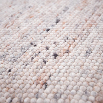 Wollen Vloerkleden - Rond wollen vloerkleed Sienna Ash Brown Eva Interior - Vloerkledenloods