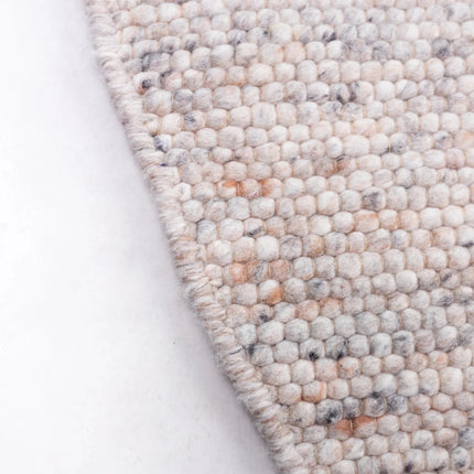 Wollen Vloerkleden - Rond wollen vloerkleed Sienna Ash Brown Eva Interior - Vloerkledenloods