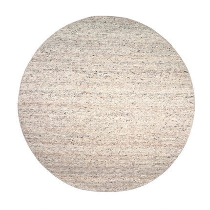 Wollen Vloerkleden - Rond wollen vloerkleed Sienna Ash Brown Eva Interior - Vloerkledenloods