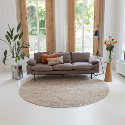 Wollen Vloerkleden - Rond wollen vloerkleed Sienna Butter Scots Eva Interior - Vloerkledenloods