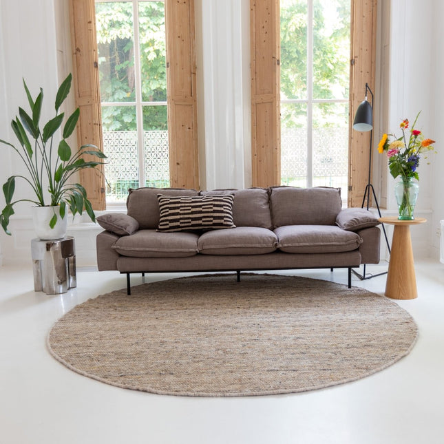 Wollen Vloerkleden - Rond wollen vloerkleed Sienna Forest Eva Interior - Vloerkledenloods