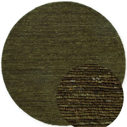Wollen vloerkleden - Ted Baker Bexley rond wollen vloerkleed Woolwich Groen - Vloerkledenloods