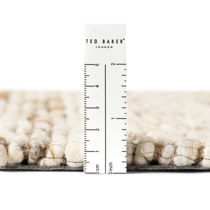 Wollen vloerkleden - Ted Baker Bexley wollen vloerkleed Woolwich Crème Multicolor - Vloerkledenloods