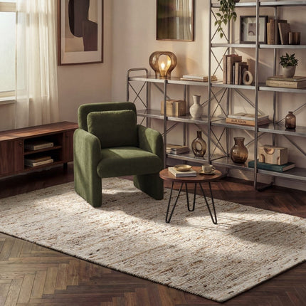 Wollen vloerkleden - Ted Baker Bexley wollen vloerkleed Woolwich Crème Multicolor - Vloerkledenloods