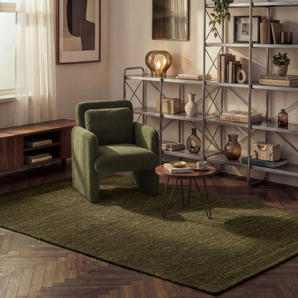 Wollen vloerkleden - Ted Baker Bexley wollen vloerkleed Woolwich Groen - Vloerkledenloods