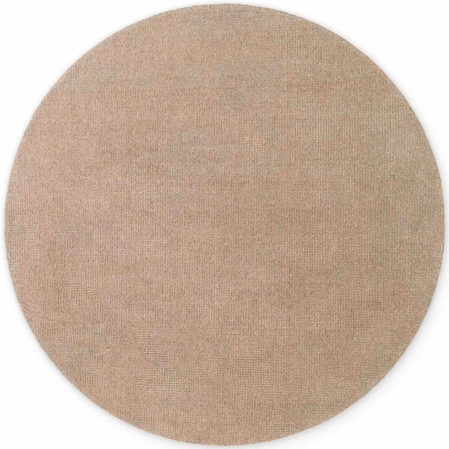Wollen vloerkleden - Ted Baker Greenwich rond wollen vloerkleed Croom Beige - Vloerkledenloods