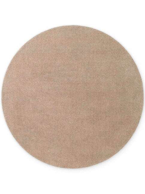 Wollen vloerkleden - Ted Baker Greenwich rond wollen vloerkleed Croom Beige - Vloerkledenloods
