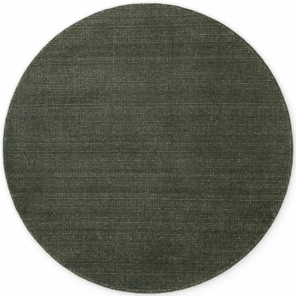 Wollen vloerkleden - Ted Baker Greenwich rond wollen vloerkleed Croom Groen - Vloerkledenloods