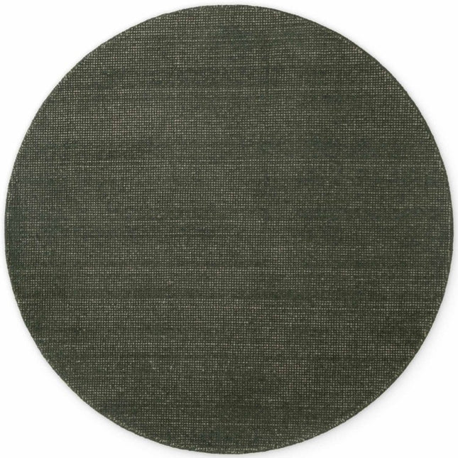 Wollen vloerkleden - Ted Baker Greenwich rond wollen vloerkleed Croom Groen - Vloerkledenloods