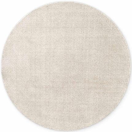 Wollen vloerkleden - Ted Baker Greenwich rond wollen vloerkleed Croom Naturel Wit - Vloerkledenloods