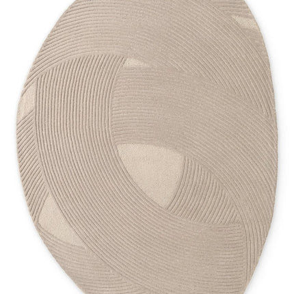 Wollen vloerkleden - Ted Baker Kensington organisch wollen vloerkleed Victoria Beige - Vloerkledenloods