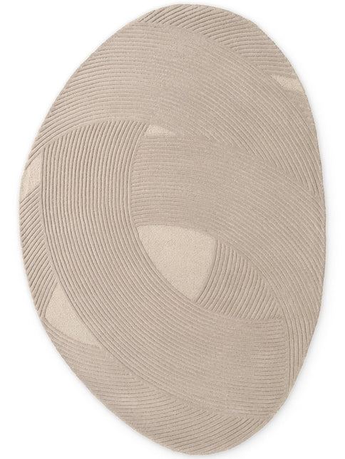 Wollen vloerkleden - Ted Baker Kensington organisch wollen vloerkleed Victoria Beige - Vloerkledenloods