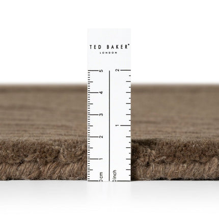 Wollen vloerkleden - Ted Baker Kensington wollen vloerkleed Victoria Bruin - Vloerkledenloods