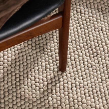 Wollen vloerkleden - Ted Baker Richmond rond wollen vloerkleed Diana Lichtbeige - Vloerkledenloods
