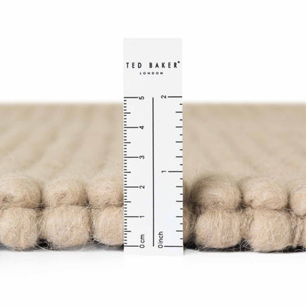Wollen vloerkleden - Ted Baker Richmond rond wollen vloerkleed Diana Lichtbeige - Vloerkledenloods
