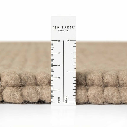 Wollen vloerkleden - Ted Baker Richmond wollen vloerkleed rond Diana Beige - Vloerkledenloods
