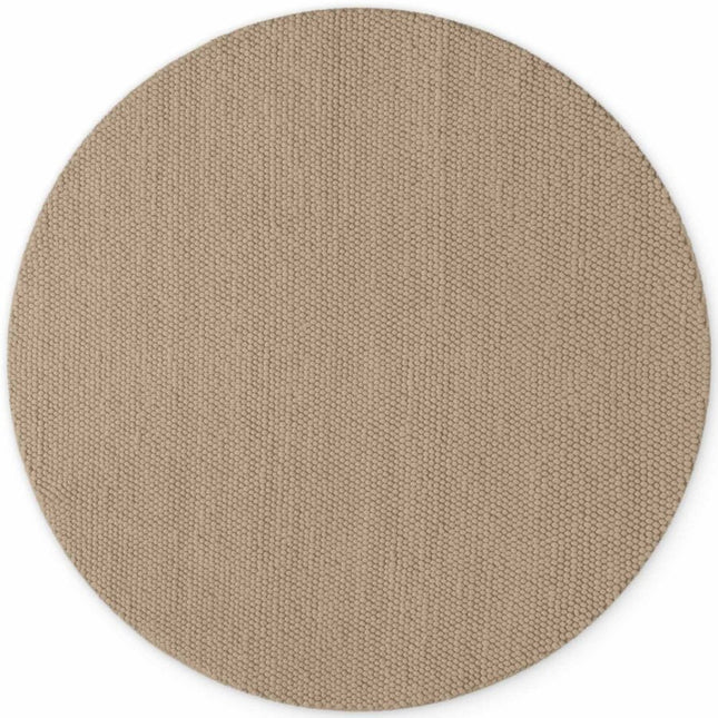 Wollen vloerkleden - Ted Baker Richmond wollen vloerkleed rond Diana Beige - Vloerkledenloods