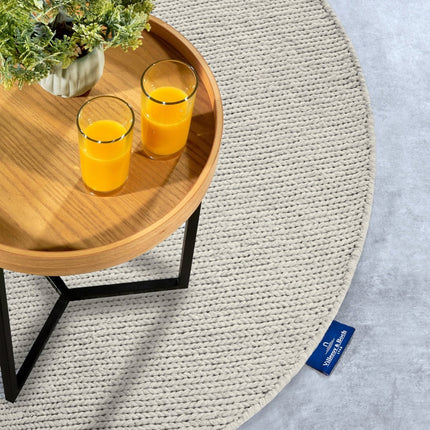 Wollen vloerkleden - Villeroy & Boch 1748 wollen vloerkleed Francois Naturel Wit - Vloerkledenloods