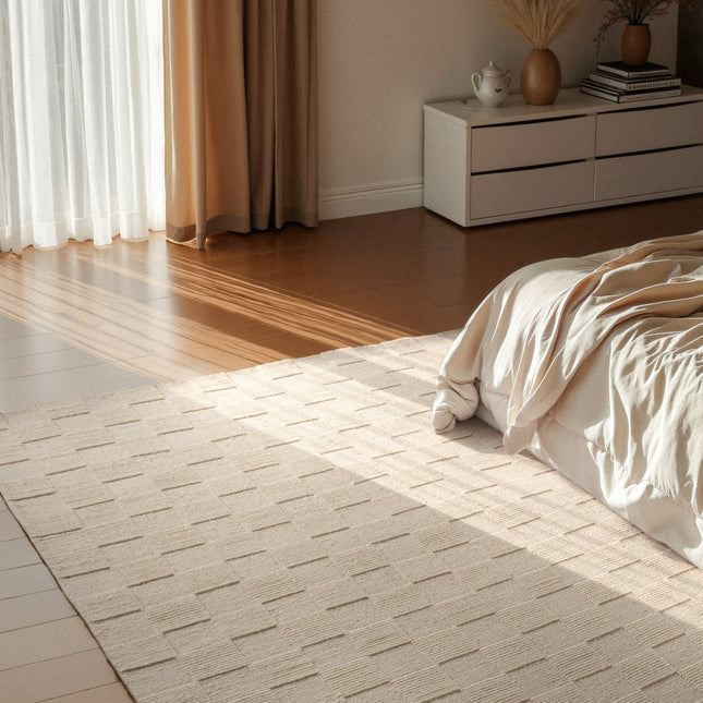 Wollen vloerkleden - Villeroy & Boch 1766 wollen vloerkleed Scala Naturel Wit - Vloerkledenloods
