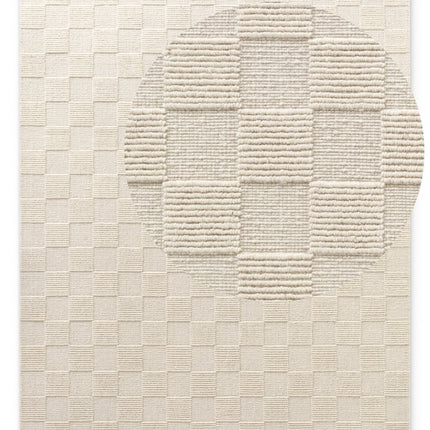 Wollen vloerkleden - Villeroy & Boch 1766 wollen vloerkleed Scala Naturel Wit - Vloerkledenloods
