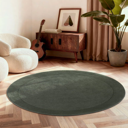 Wollen vloerkleden - Villeroy & Boch 1812 wollen vloerkleed Kivi Naturel Groen - Vloerkledenloods