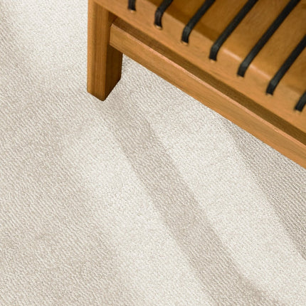 Wollen vloerkleden - Villeroy & Boch 1812 wollen vloerkleed organisch rond Kivi Naturel Crème - Vloerkledenloods