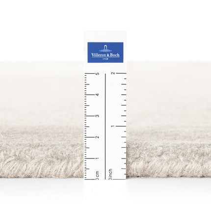Wollen vloerkleden - Villeroy & Boch 1812 wollen vloerkleed organisch rond Kivi Naturel Crème - Vloerkledenloods