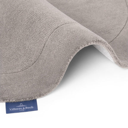 Wollen vloerkleden - Villeroy & Boch 1812 wollen vloerkleed organisch rond Kivi Naturel Grijs - Vloerkledenloods