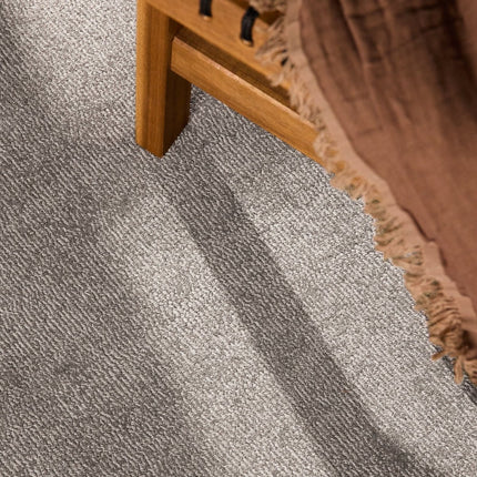 Wollen vloerkleden - Villeroy & Boch 1812 wollen vloerkleed organisch rond Kivi Naturel Grijs - Vloerkledenloods