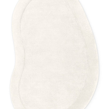 Wollen vloerkleden - Villeroy & Boch 1812 wollen vloerkleed organische vorm Kivi Naturel Crème - Vloerkledenloods