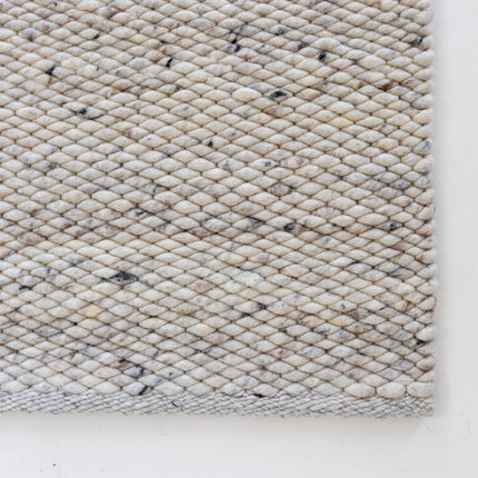 Wollen Vloerkleden - Wollen vloerkleed Novara Ivory/Grey Eva Interior - Vloerkledenloods