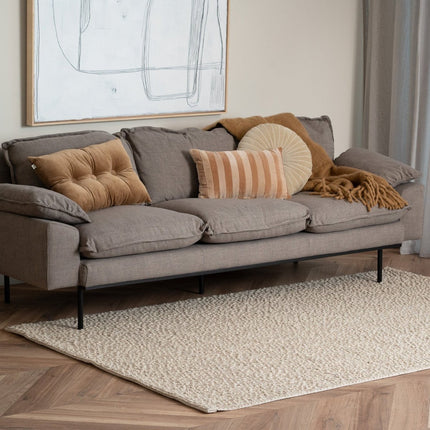 Wollen Vloerkleden - Wollen vloerkleed Nuta beige - Interieur05 - Vloerkledenloods