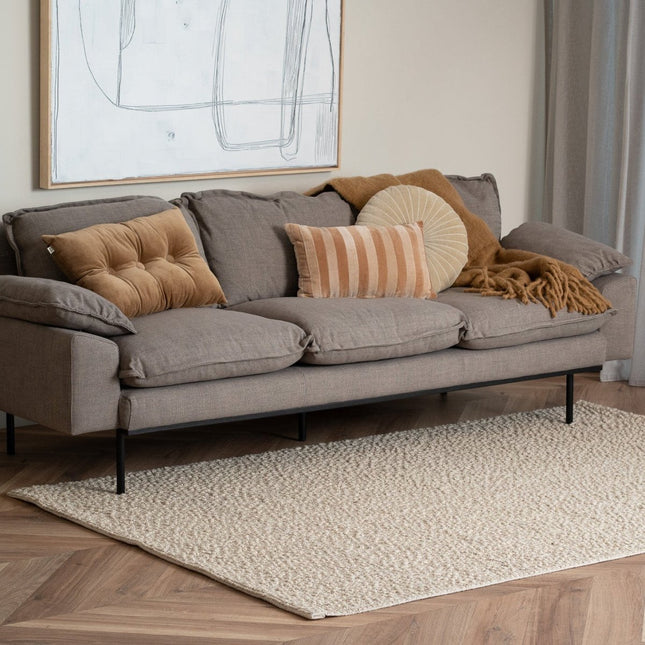 Wollen Vloerkleden - Wollen vloerkleed Nuta beige - Interieur05 - Vloerkledenloods