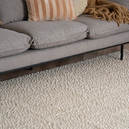 Wollen Vloerkleden - Wollen vloerkleed Nuta beige - Interieur05 - Vloerkledenloods