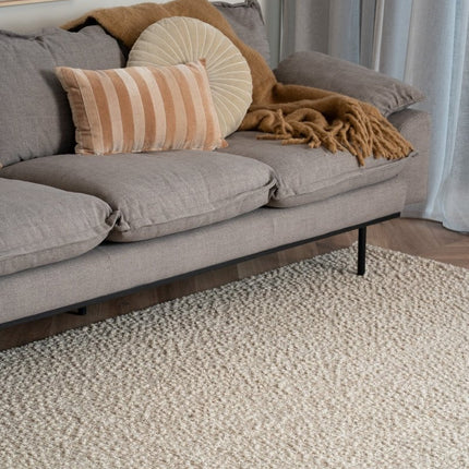 Wollen Vloerkleden - Wollen vloerkleed Nuta beige - Interieur05 - Vloerkledenloods