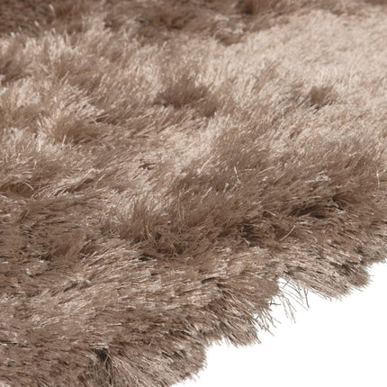 Wollen Vloerkleden - Woood rond vloerkleed Praline Nougat 200cm - Vloerkledenloods