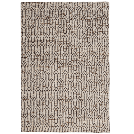 Wollen Vloerkleden - Woood vloerkleed Joslin Wol Naturel Melange 170x240cm - Vloerkledenloods