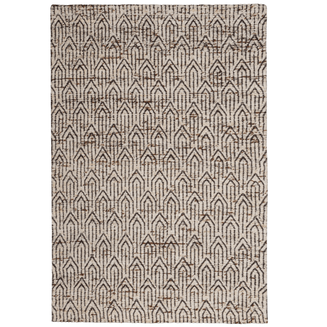 Wollen Vloerkleden - Woood vloerkleed Joslin Wol Naturel Melange 170x240cm - Vloerkledenloods