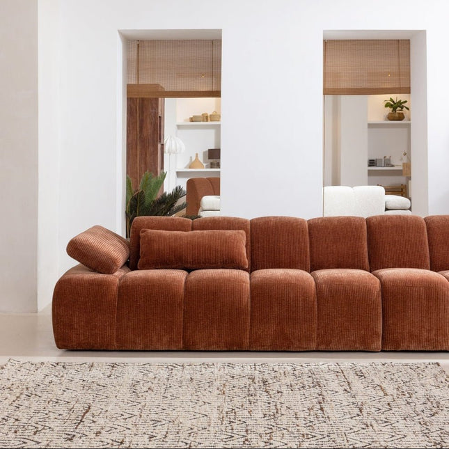 Wollen Vloerkleden - Woood vloerkleed Joslin Wol Naturel Melange 170x240cm - Vloerkledenloods