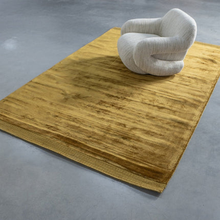 Wollen Vloerkleden - Woood vloerkleed Tammo Honinggeel 200x300cm - Vloerkledenloods