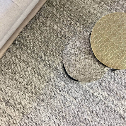 Wollen vloerkleed Antraciet - Cobble Stone - Vloerkledenloods